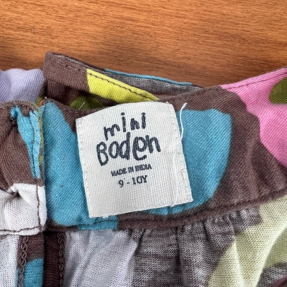 Mini Boden Dress Floral AOP Brown & Colourful 9-10 Y Girls - Picture 4 of 4